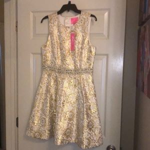 Blooming Floral Brocade dress by Lilly Pulitzer